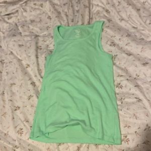 neon green tanktop